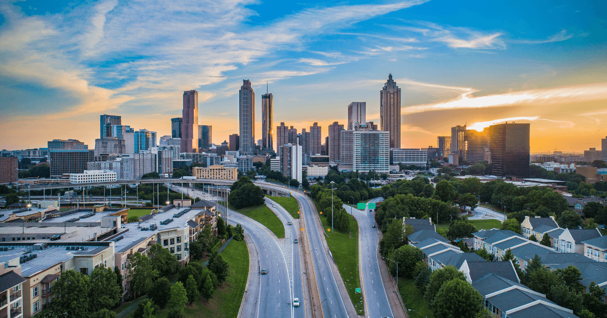 Atlanta skyline and BeltLine - $77 flight deal from Dallas