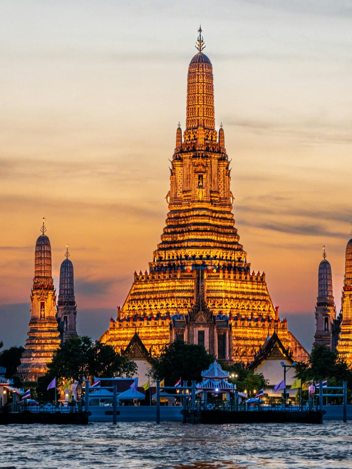 Bangkok Thailand Grand Palace and golden temples