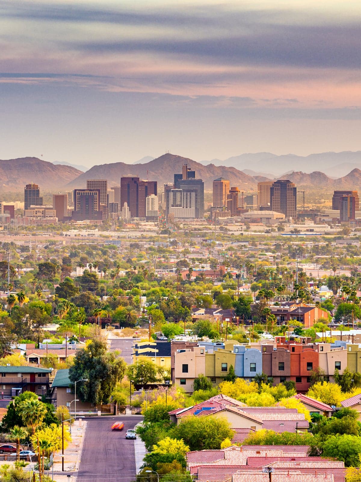 Phoenix Arizona desert sunset