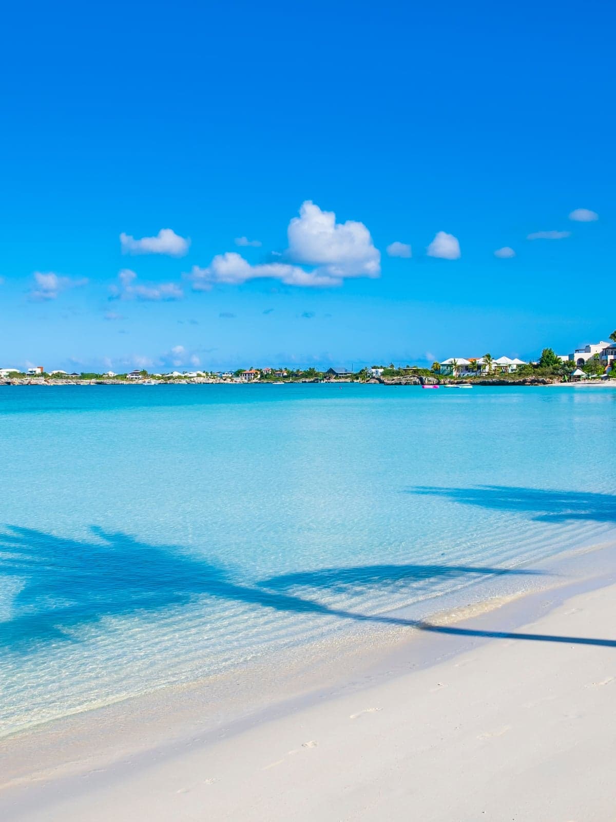 Turks and Caicos pristine beach with crystal clear turquoise water and white sand