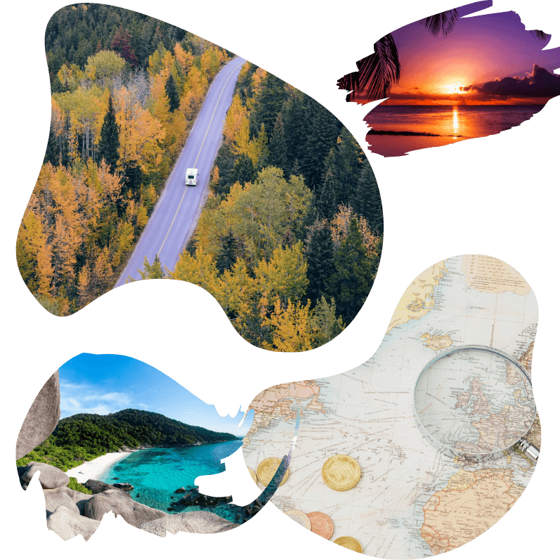 Travel planning with map