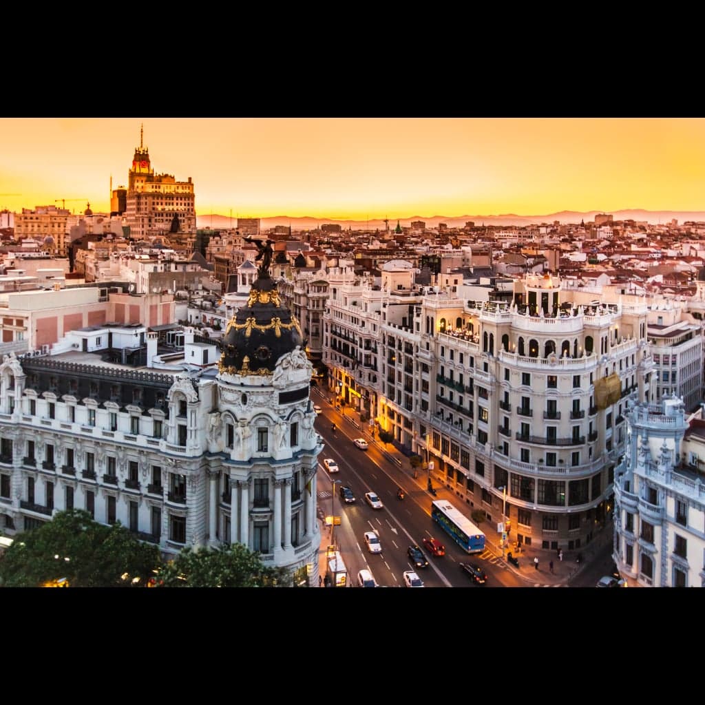 Flight to Madrid