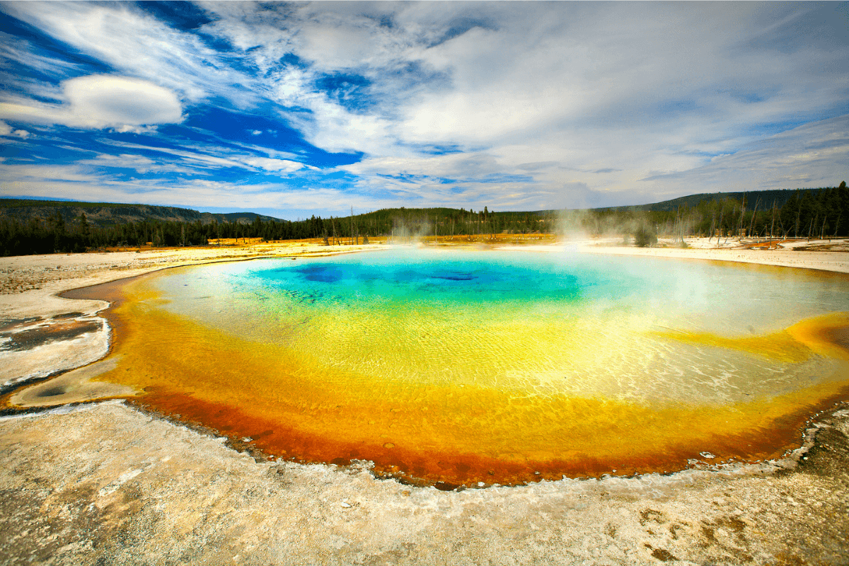 Yellowstone National Park Wyoming - geysers and wildlife viewing for summer travel from Dallas